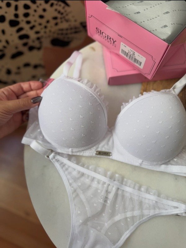 Producto - Conjunto armado microtul blanco T.90