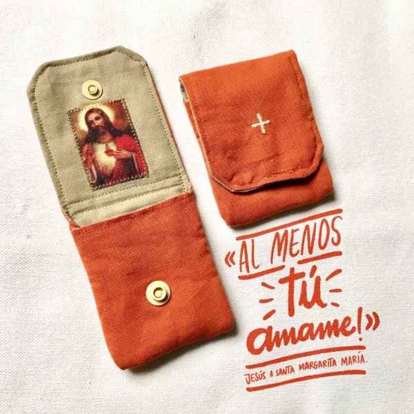 Producto - Oratorio simple con bolsillo del Sagrado Corazón de Jesús