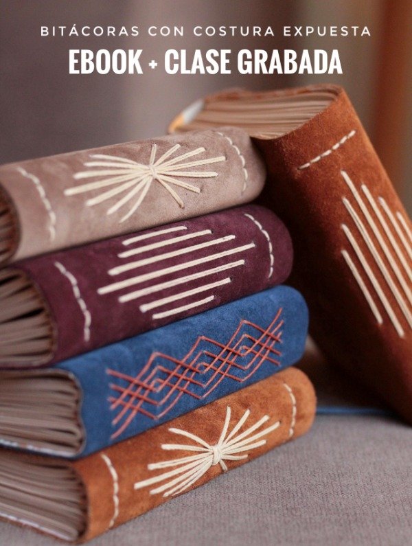 Producto - VIVO DE BITÁCORAS CON COSTURA EXPUESTA+EBOOK