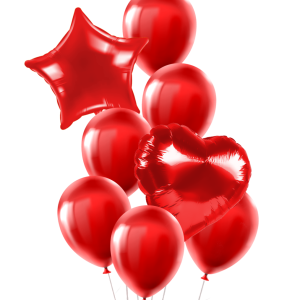 Producto - Set de globos rojos