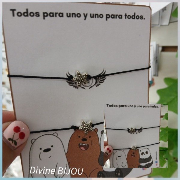 Producto - Dos pulseras estrellas