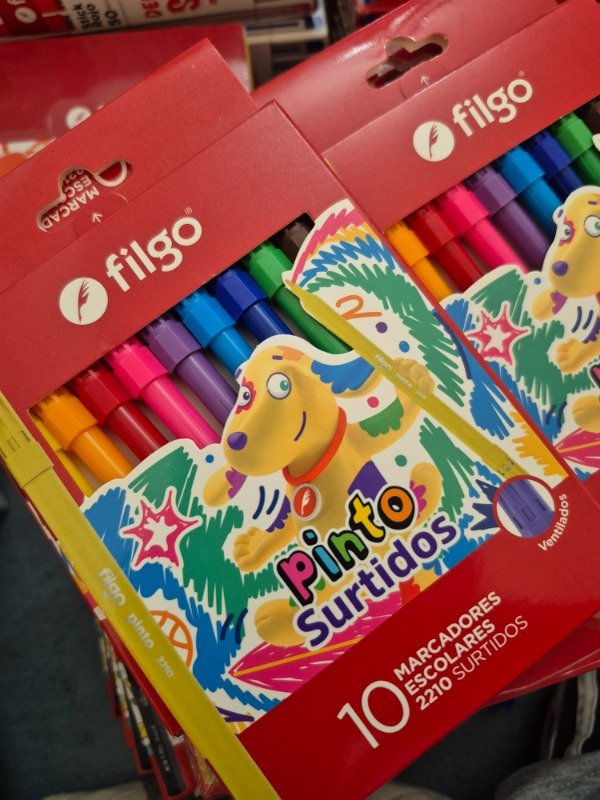 Producto - Marcadores x 10 Pinto Filgo Colores surtidos