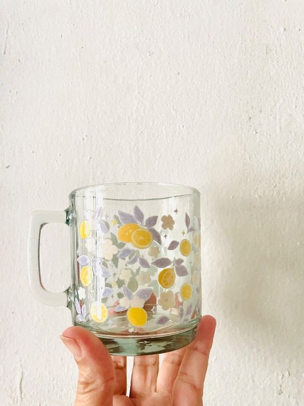 Producto - Taza de vidrio Lemons