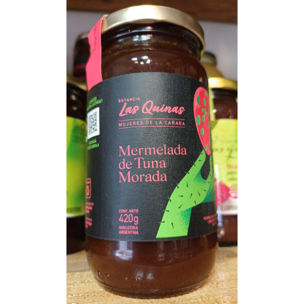 Producto - Mermelada de Tuna Morada, 420gr - LAS QUINAS