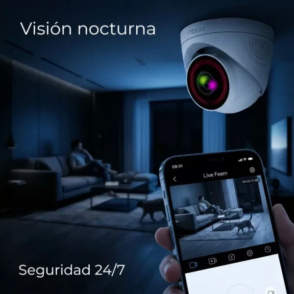 Producto - Camara De Seguridad IP WiFi Domo Exterior Noga NGW-45 HD Vision Nocturna - 4