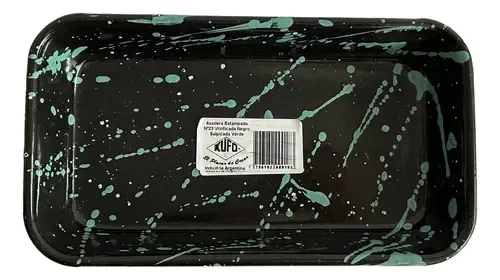 Producto - ASADERA EST. VITRIFIC. N 23 SALPICADO VERDE KUFo