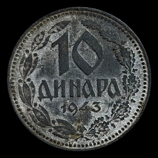 Producto - Serbia 10 Dinara de 1943 - Ocupación Alemana WWII