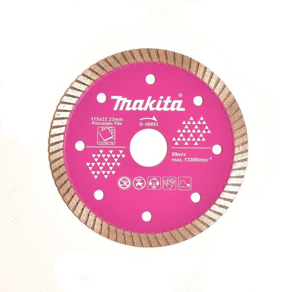 Producto - Disco Makita turbo fino de 115 mm  para porcelanato D-50893
