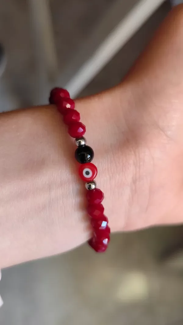 Producto - Pulsera PROTECCIÓN Onix y Ojo Turco
