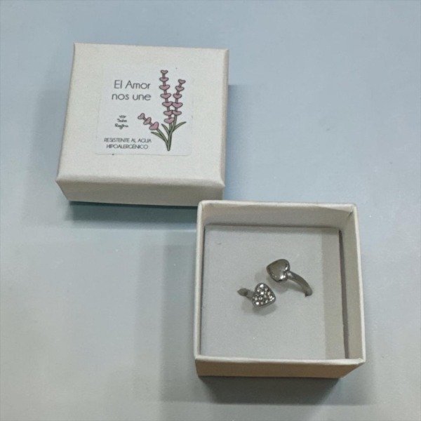 Producto - ANILLO ACERO SINTONIA (SALVE REGINA)