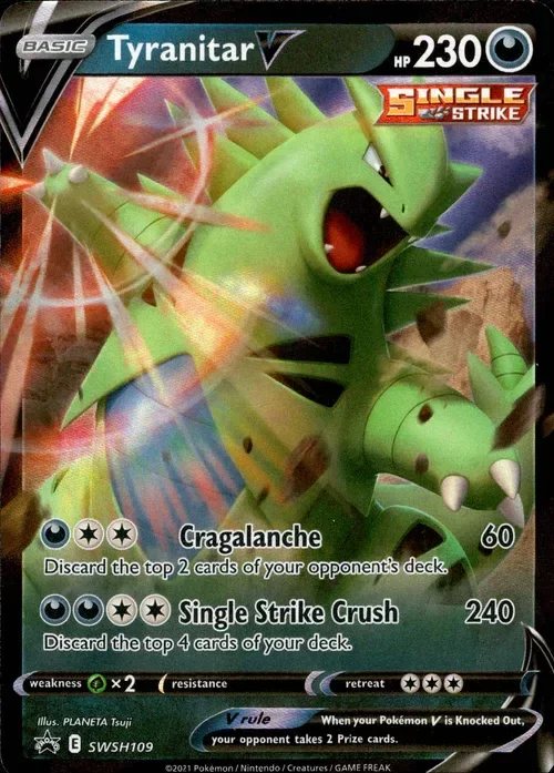 Producto - Tyranitar V - SWSH109 - Sword and Shield Promo