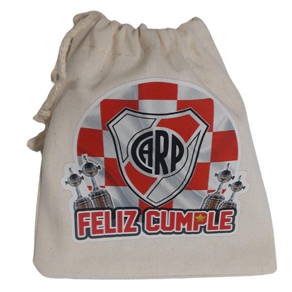 Producto - BOLSITA PARA SOUVENIR O REGALO RIVER PLATE FUTBOL