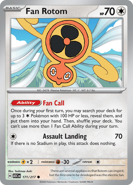 Producto - Fan Rotom - 171/217 (Energy Reverse Holo)