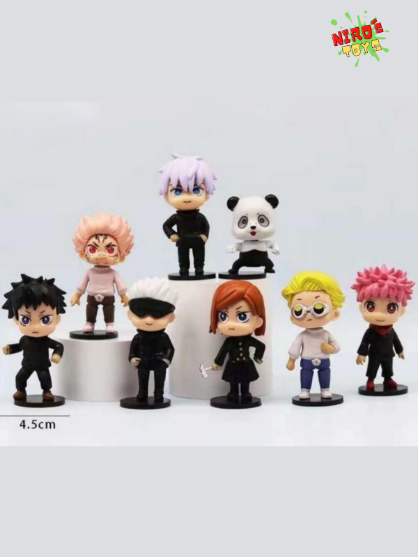 Producto - Jujutsu Kaisen set x8 (9CM) - Figura Jujutsu Kaisen - Nirostoys