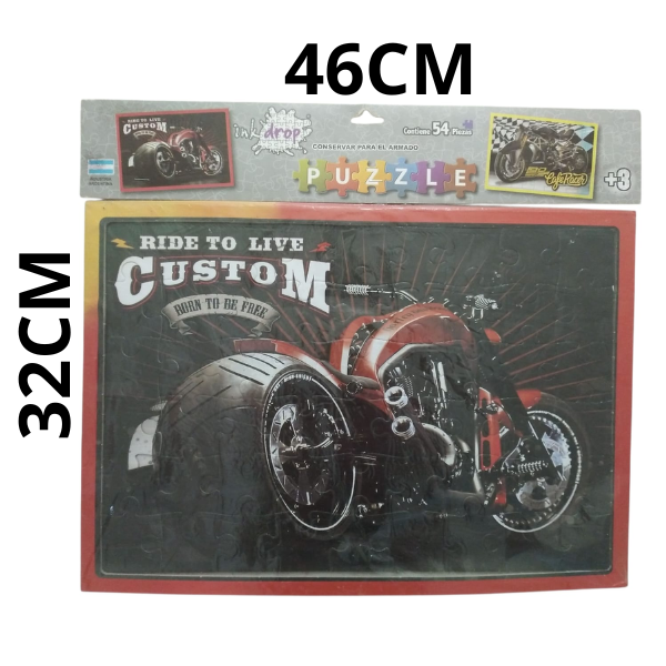 Producto - ROMPECABEZAS 54 PIEZAS MOTO - 1