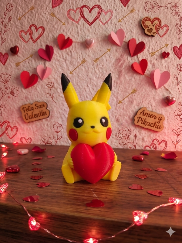 Producto - Pikachu corazón