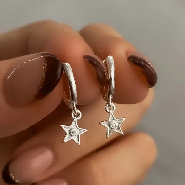 Producto - ARGOLLAS STAR BLYM 2CM