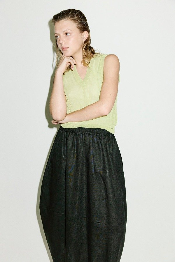 Producto - Pollera Bombee Lino SS27-MPBL - 3