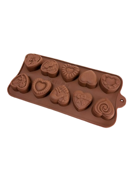 Producto - Molde de silicona corazones San valentin