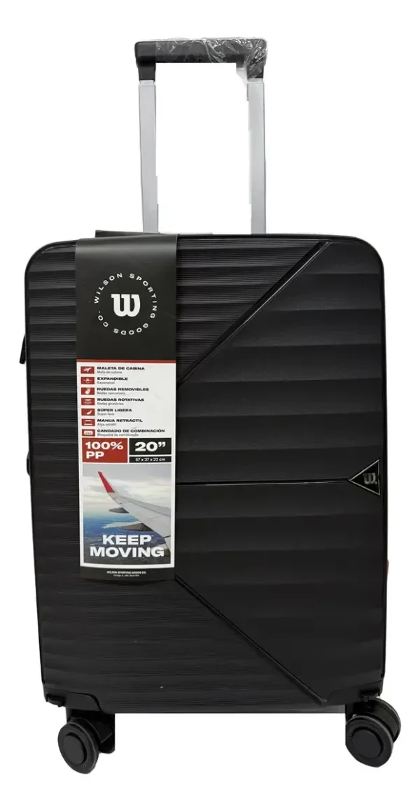 Producto - Carry on 20" PP Wilson NEGRO 65-1770N20 - 0