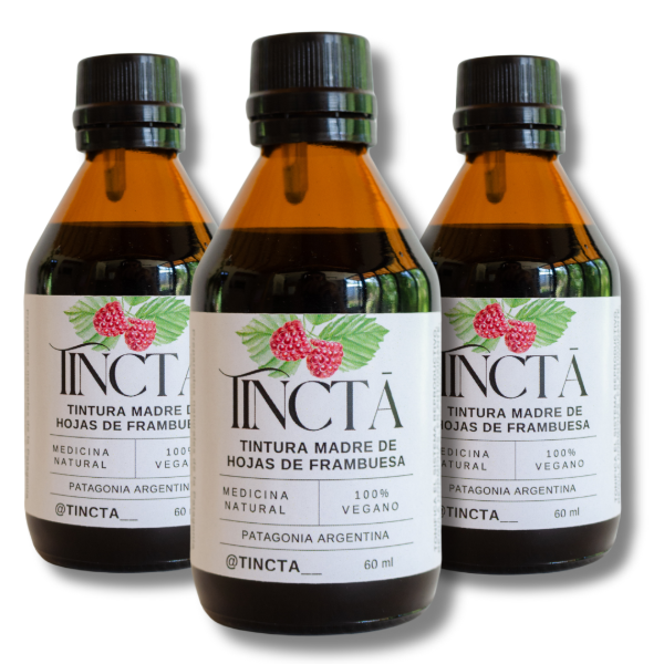 Producto - Pack x 3 Tinturas Madre de Hojas de Frambuesa