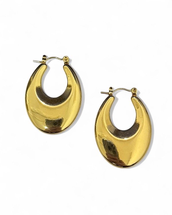 Producto - ARGOLLAS OVALED ISIDORA GOLD(Par)