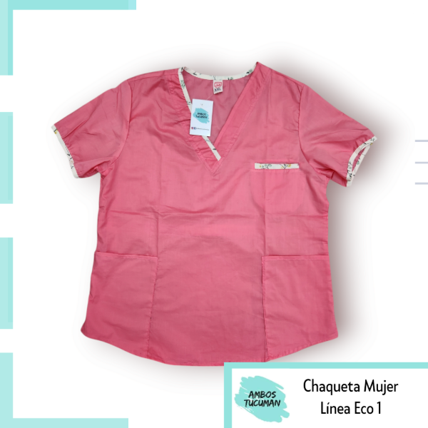 Producto - Chaqueta Coral detalle Florcitas
