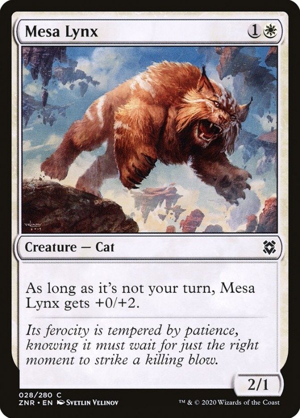 Producto - Mesa Lynx  Zendikar Rising