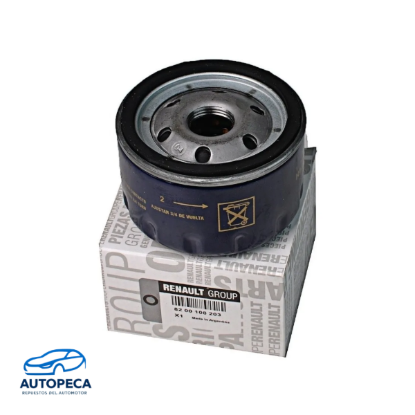 Producto - Filtro de aceite Renault "8200108203" - K4M 1.6 16v