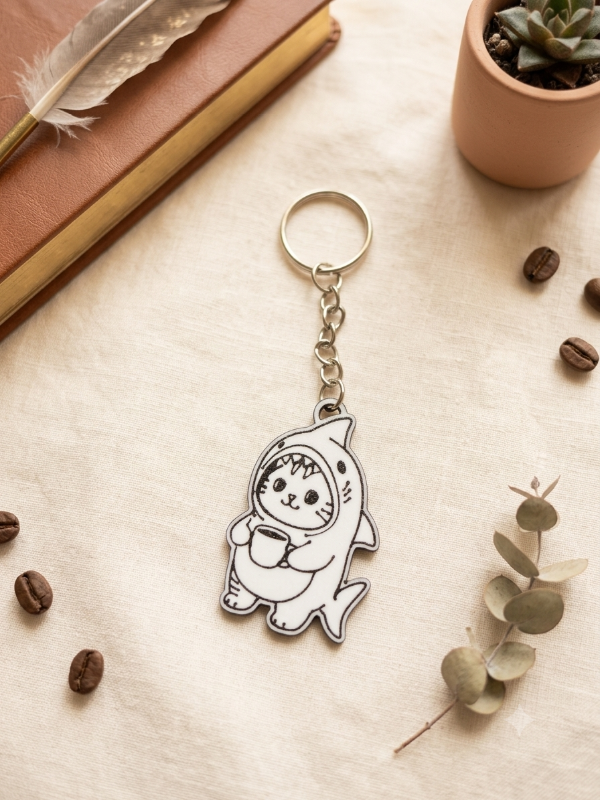 Producto - Llavero Gatito Tiburón