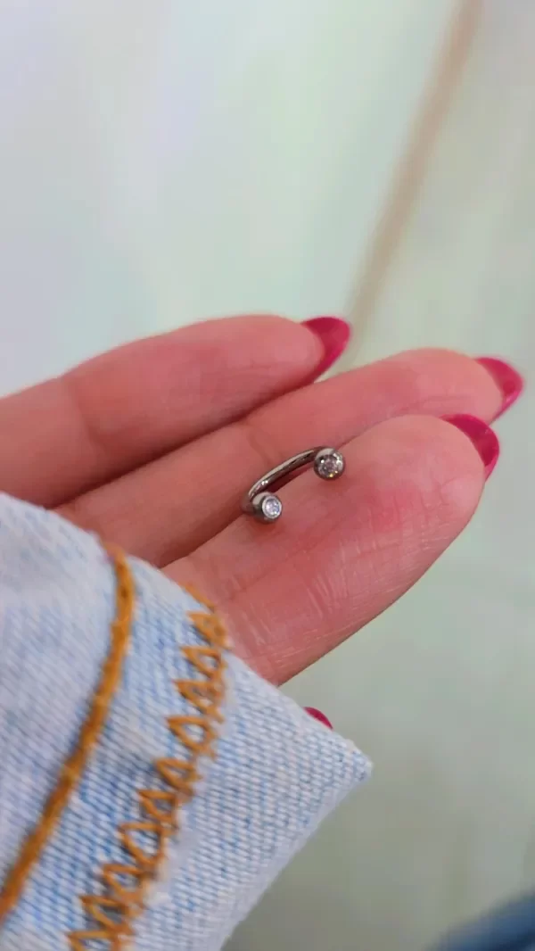 Producto - Piercing bull cubic TI - 0