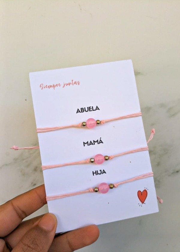 Producto - Pulseras día de la madre x3