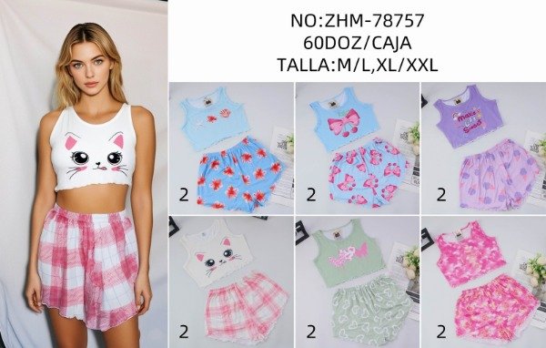 Producto - PIJAMA 2PZ  DAMA 78757 (x6)