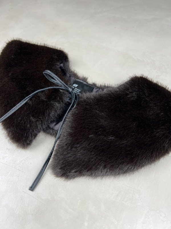 Producto - Coffee Faux Fur Collar - 3
