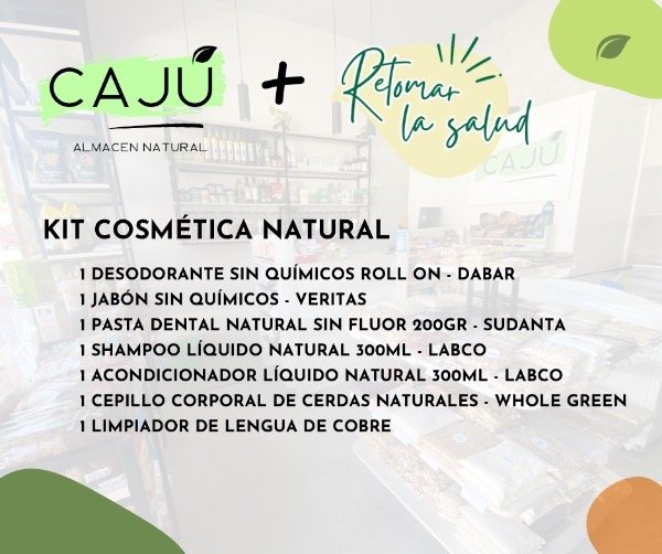 Producto - Kit Cosmética Natural para el Programa Retomar la Salud