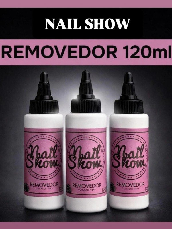 Producto - Removedor Nail Show con Aloe 120ml + Dosificador