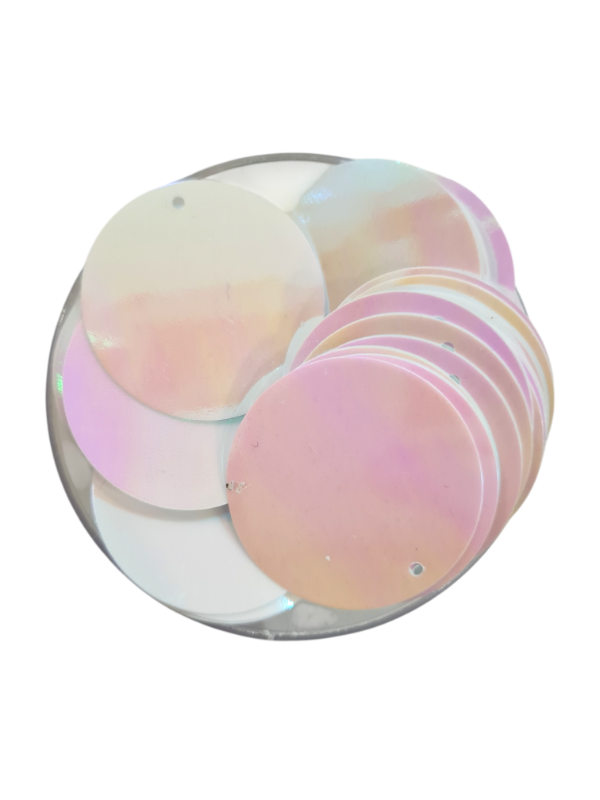 Producto - LENTEJUELONES BLANCOS TORNASOL