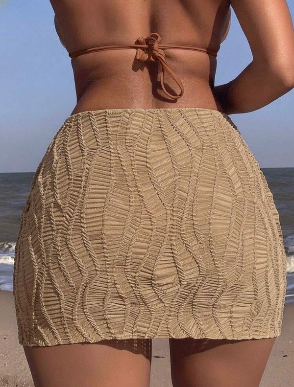 Producto - Falda playera tostado - 1