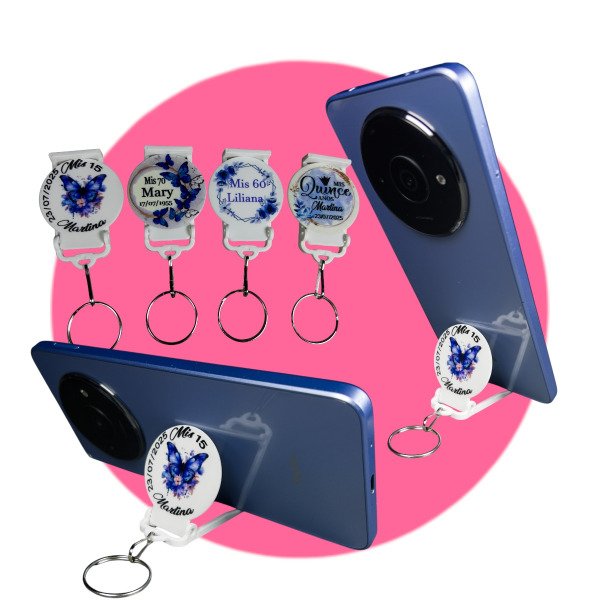 Producto - 40 unidades Llaveros souvenirs porta celular