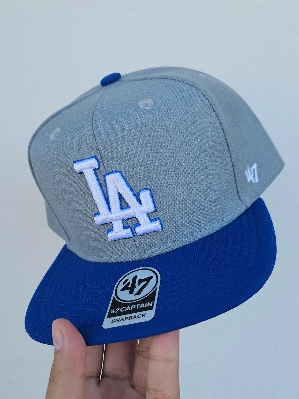 Los angeles dodgers duo tone '47 brand captain snapback
