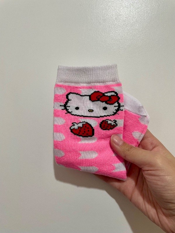 Producto - Media caña niño Kitty rosa