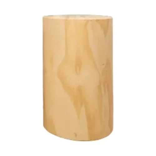 Producto - Cilindro Candy Bar Grande De Madera Mesa De Arrime Natural