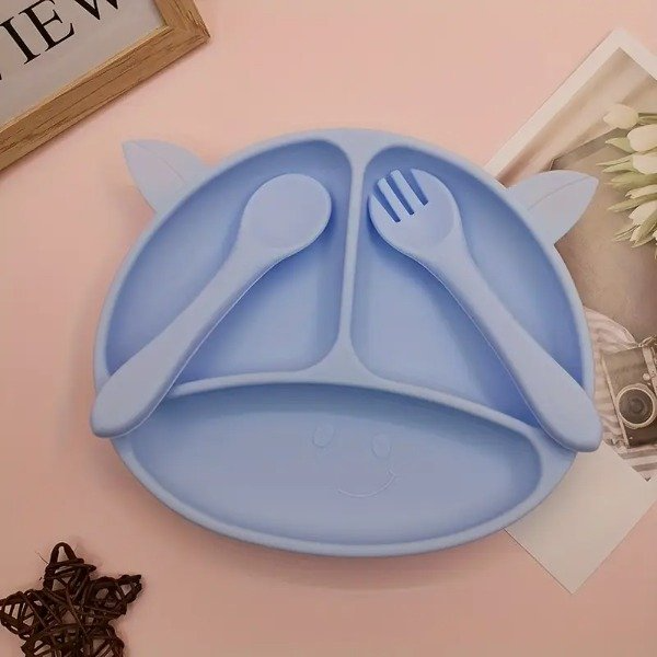 Producto - SET DE CUBIERTOS SILICONA 3PCS CIERVO