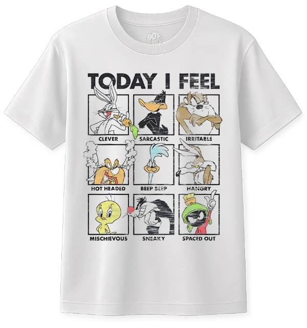 Producto - Remera Looney Tunes Personajes Retro Clasico