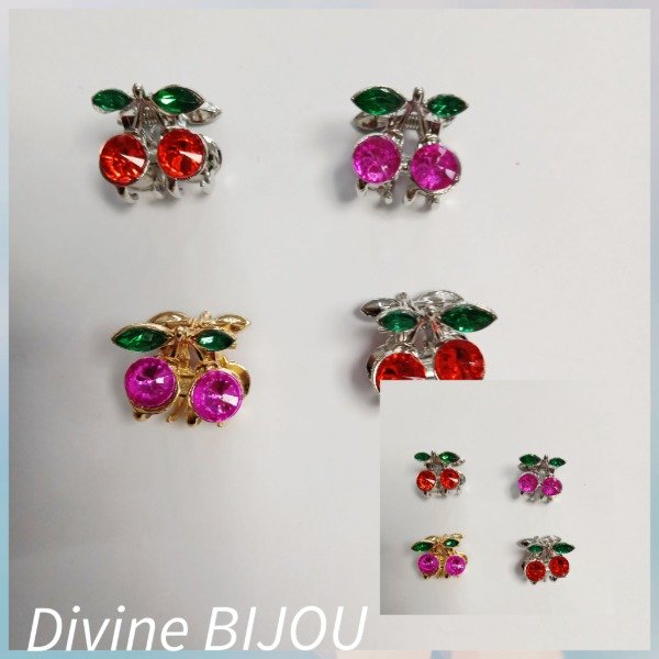 Producto - Broches pequeños de cerezas