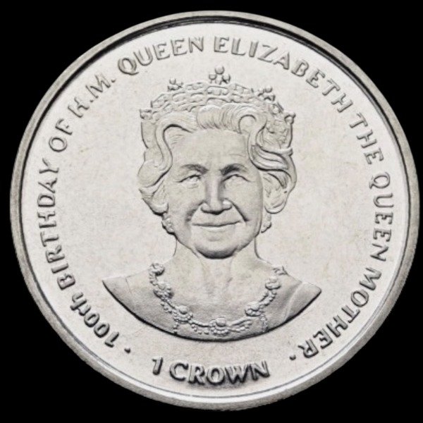 Producto - Gibraltar 2000 1 Crown "100 Años de la Queen Mother"