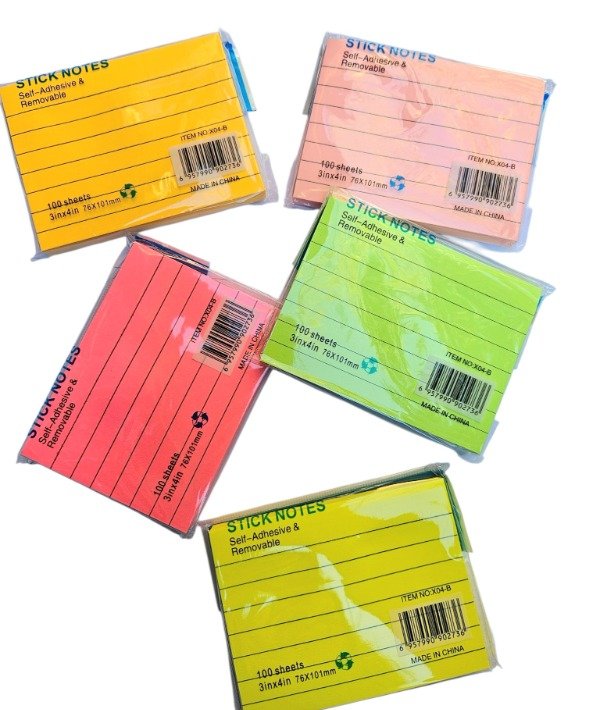 Producto - Notas adhesivas Fichas Color