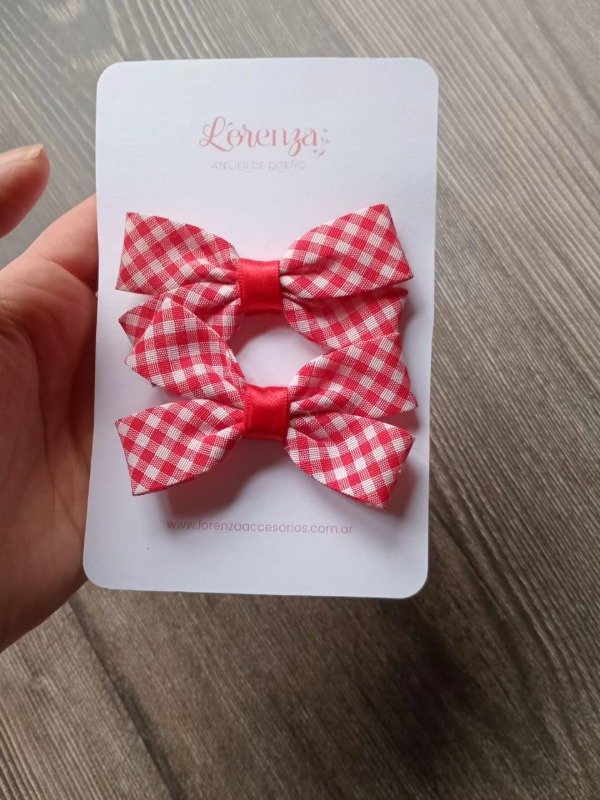 Producto - Colitas Medianas - Cuadrille Rojo