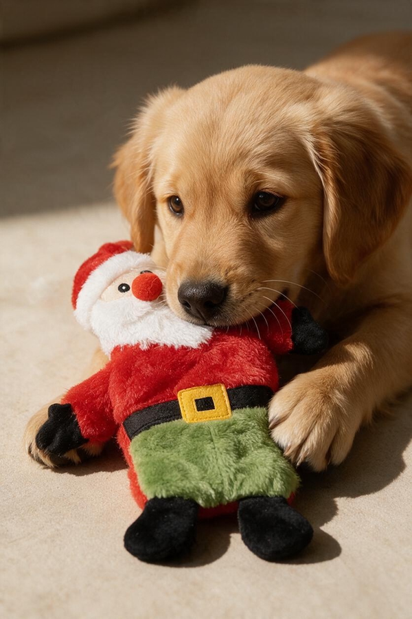 Producto - JUGUETE PELUCHE NAVIDEÑO CON CHIFLE - 0