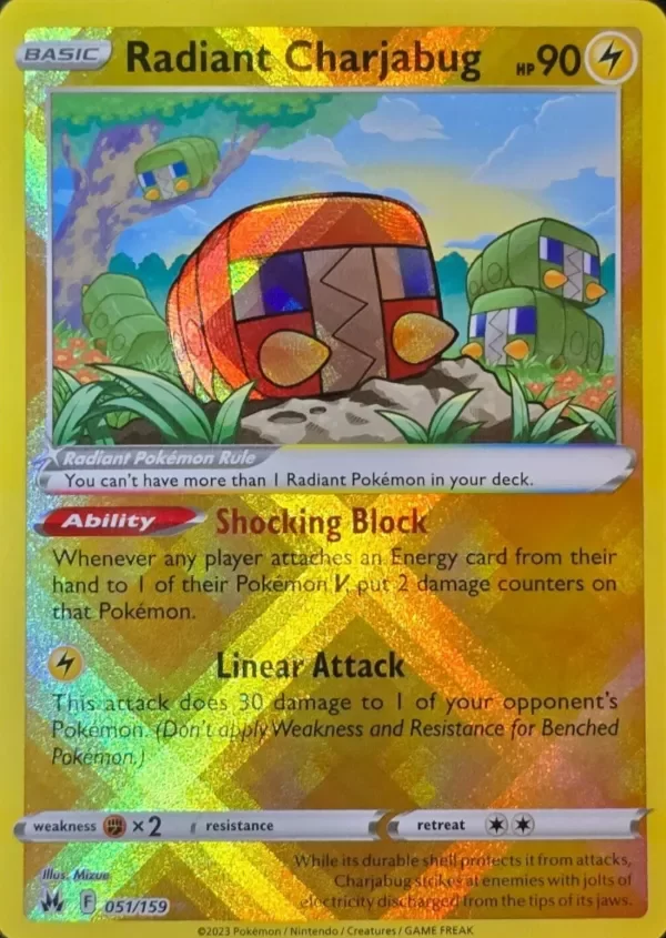 Producto - Radiant Charjabug - 051/159 - Crown Zenith - Holo